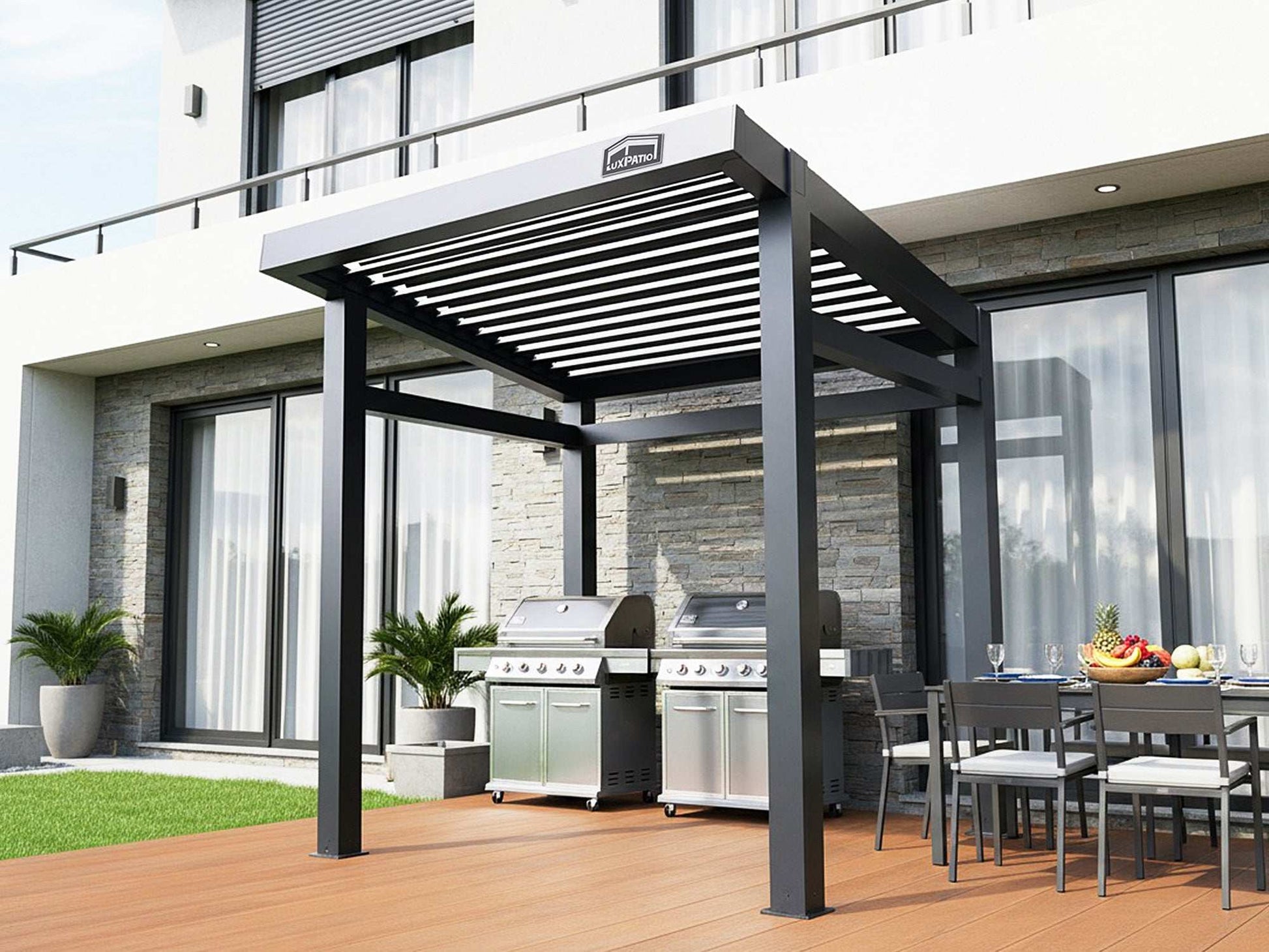 Grill Louvered Pergola Lite