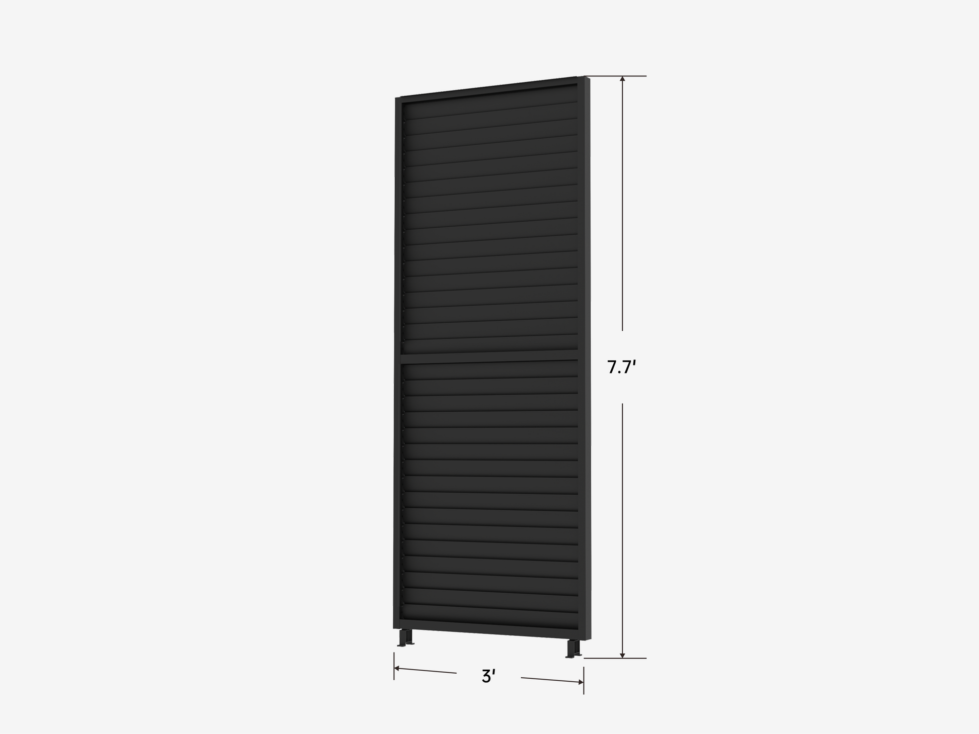 Aluminum Slat Walls for Louvre 5 Pergola - LuxPatio