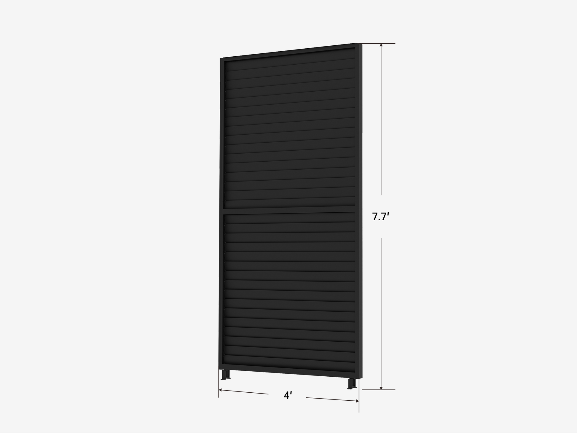 Aluminum Slat Walls for Louvre 5 Pergola - LuxPatio