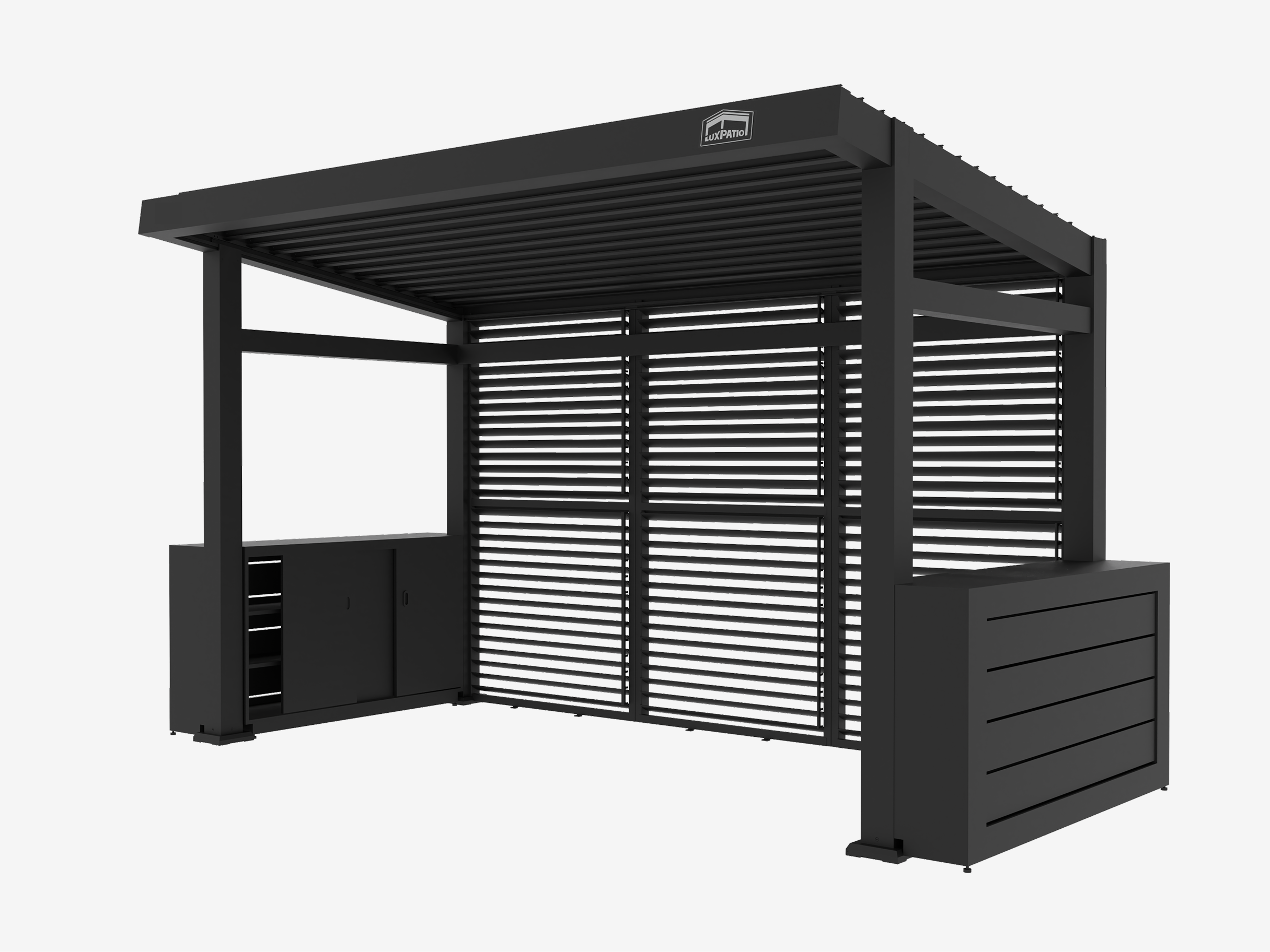 Grill Louvered Pergola Lite