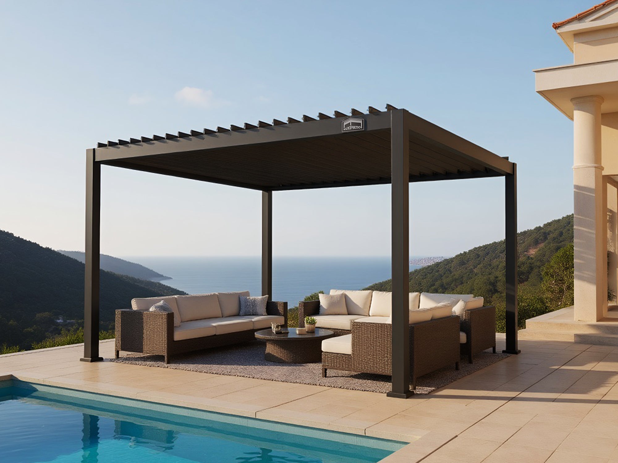 Aluminum Louvered Pergola