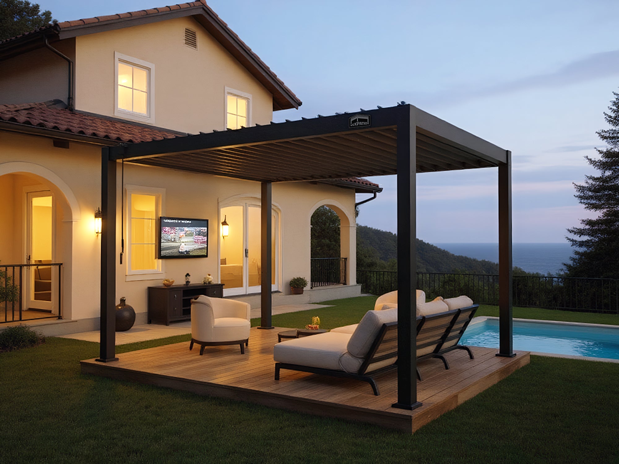 Aluminum Louvered Pergola