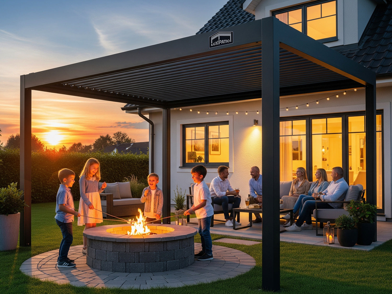 Aluminum Louvered Pergola