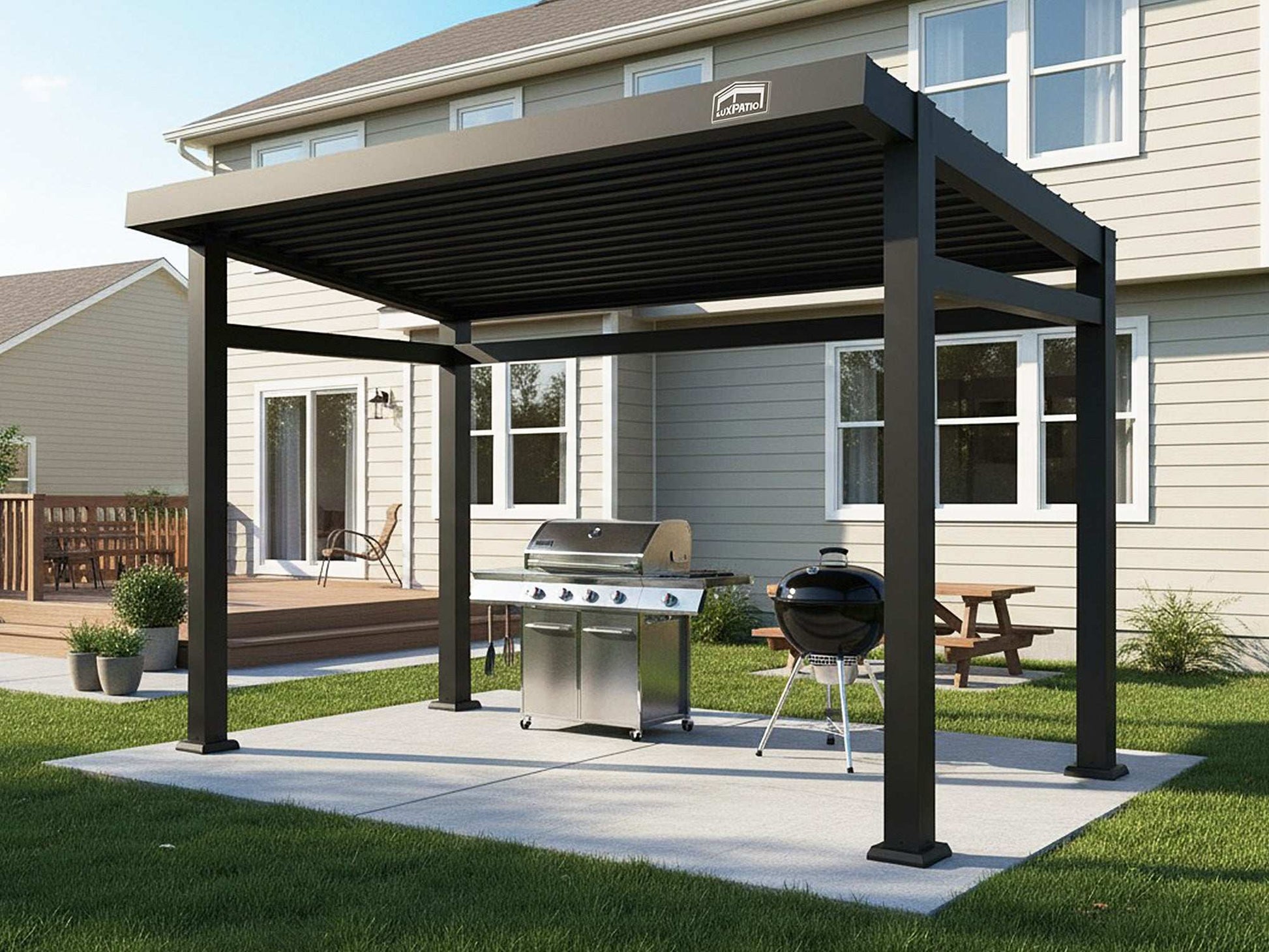 Grill Louvered Pergola Lite