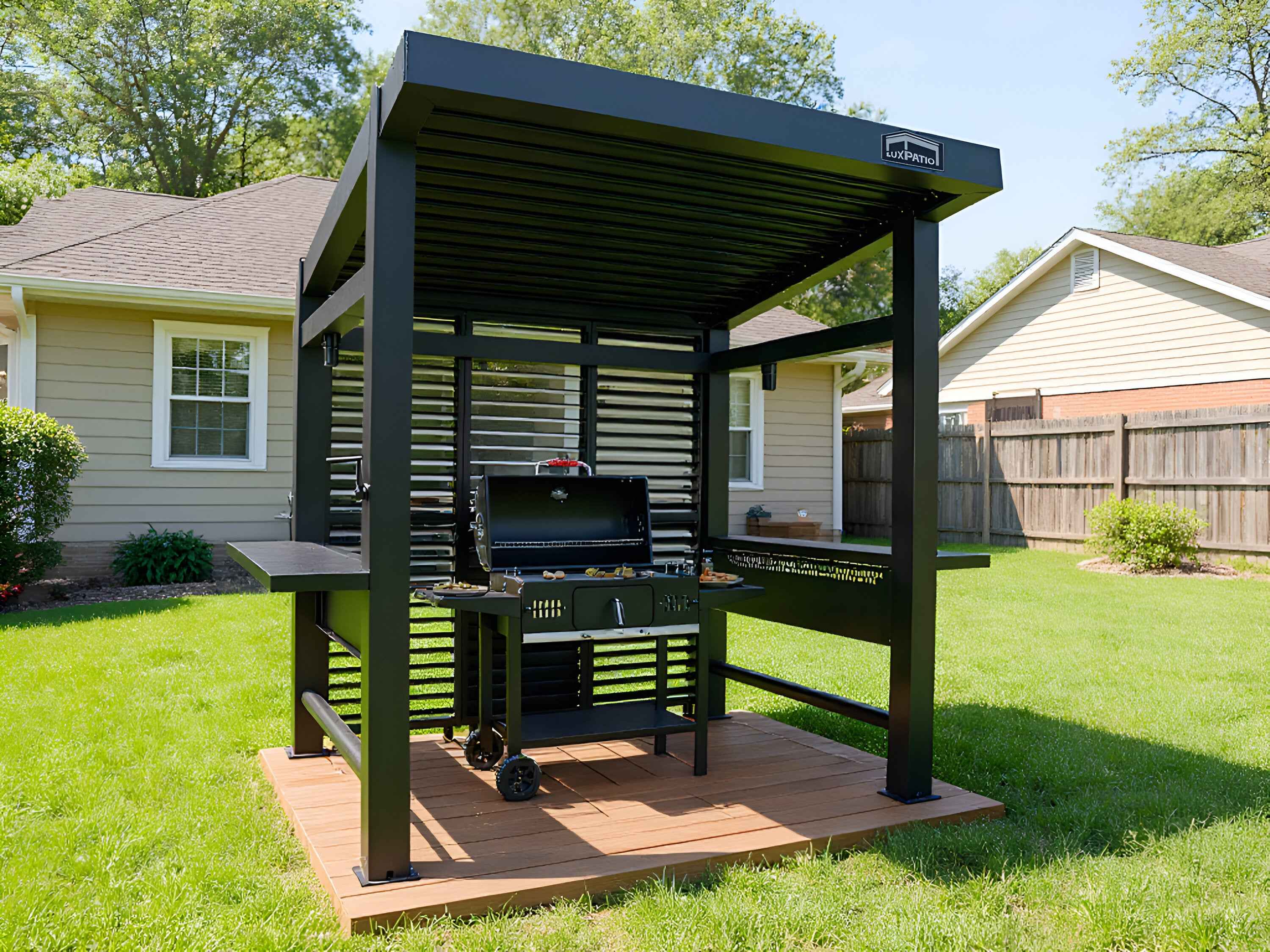 Grill Louvered Pergola Pro
