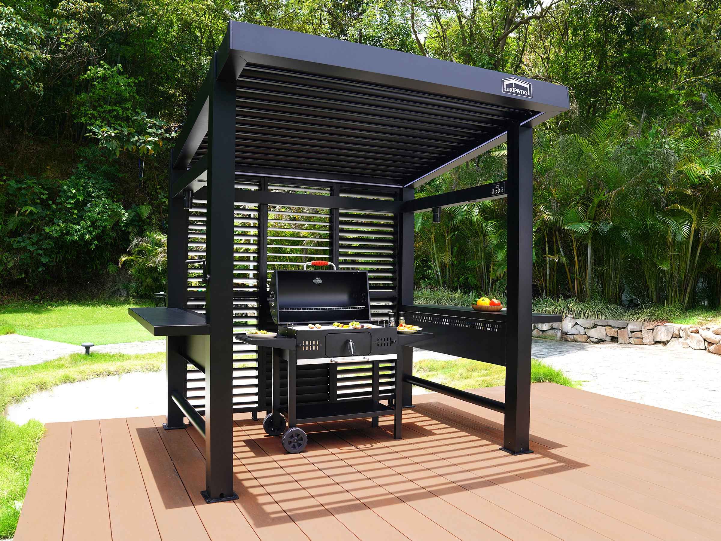 Grill Louvered Pergola Pro